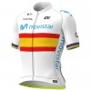 Conjunto Maillot + Culotte Corto con tirantes 2020 Movistar Team Campeonatos de España N001